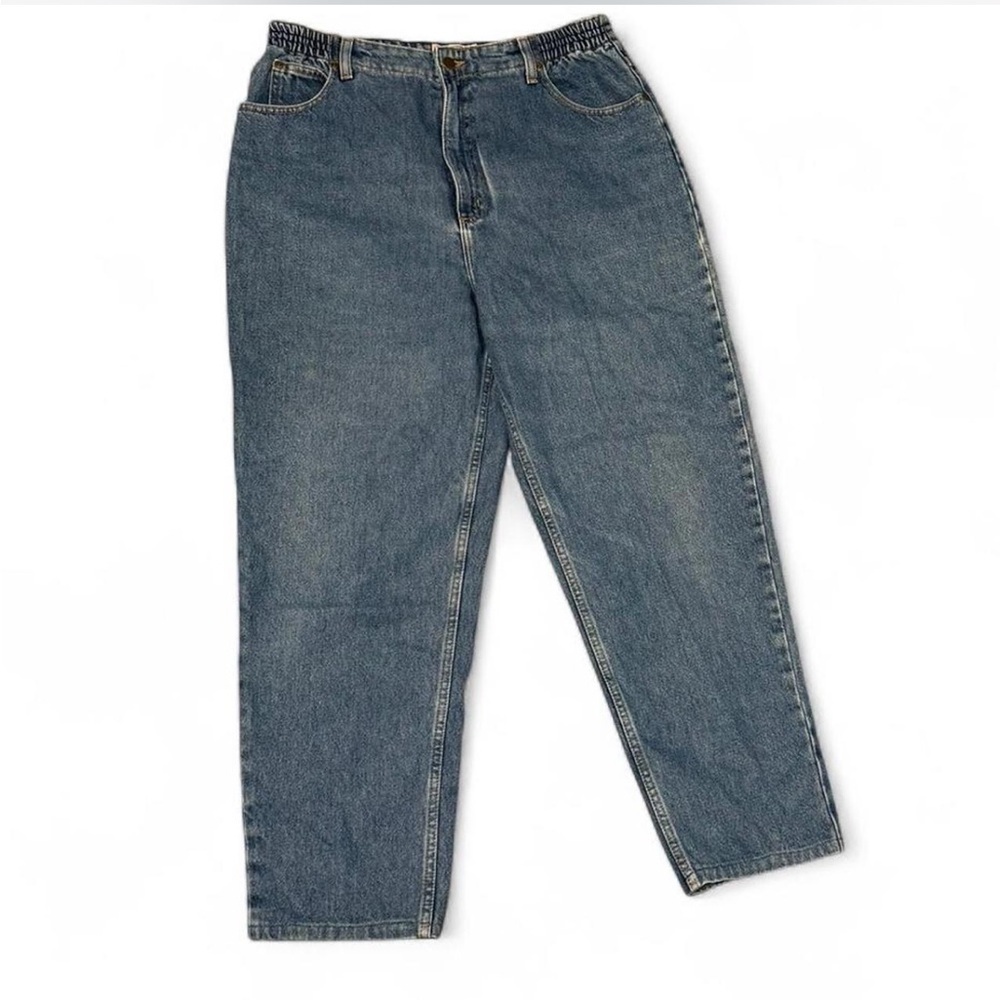 L.L. Bean Jeans Relaxed Straight Leg Comfort Waist, Plus Size 16, Y2K/Vintage - Picture 4 of 13